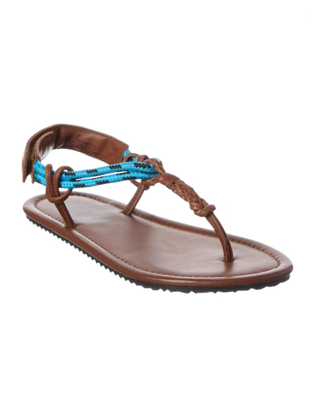 (New) Free‎ People – Island Hopping Wrap Leather Sandals (Luggage) – Women's 7.5 - Picture 2 of 16
